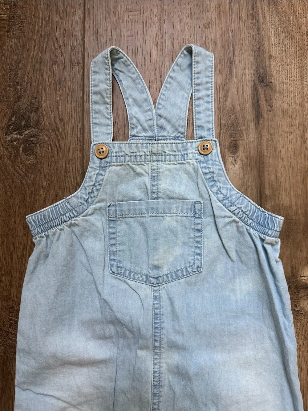 Carter’s Infant Chambray Overalls, Unisex, Light, Soft, Buttons, Casual, 6-9m